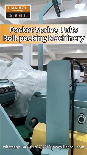 Pocket Spring Unit Roller | Automatic Pocket Spring Roll Packing Machine for Mattress Factory