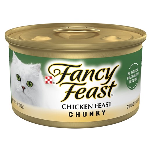 Purina Fancy Feast Chunky Kitten Food, Wet Cat Food, Chicken Feast, 3 oz Can