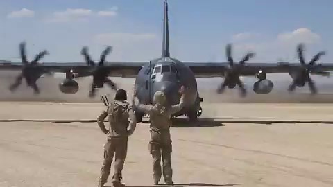 BREAKING: 🇮🇷🇺🇸 As per reports, two U.S. HC-130J special mission aircraft have arrived in the Middle East from Germany.The HC-130J is a specialized version of the C-130 Hercules used primarily by the U.S. Air Force for special operations.