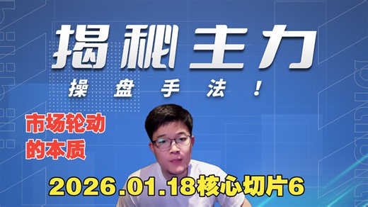 【核心切片6+弹幕+字幕版】【Z哥录播】市场轮动的本质