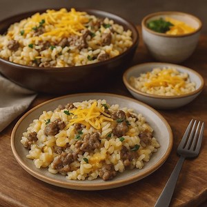 Cheesy Hamburger Rice Casserole Recipe | Easy Comfort Meal & Quick Dinner (digital Download) - Etsy