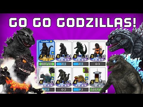 All Godzilla Team! Godzilla Battle Line: Ranked Battles #66