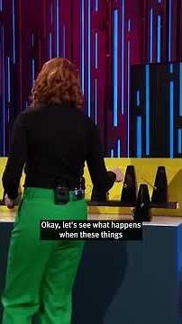 A strange thing about metronomes with Hannah Fry #shorts #hannahfry #maths #metronomes