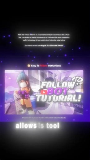 How to bot followers on Roblox 😈 follower bot #roblox #robloxedit #shorts