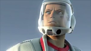 With Destiny Angel's parachute damaged by the Mysteronised cyberbugs that have destroyed her interceptor, she must eject and put her trust in Captain Scarlet to rescue her! | Official Gerry Anderson