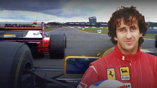 Iconic Alain Prost onboards