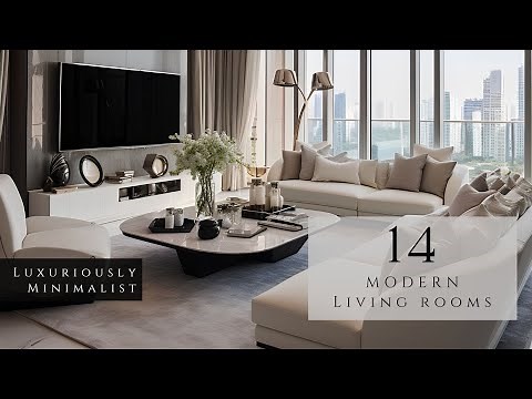Touring 14 Luxuriously Minimalist Living Rooms