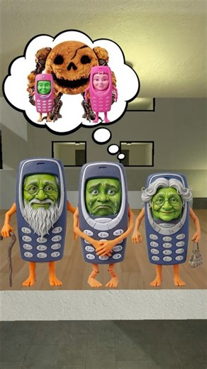 Nokia Grandma and Grandpa Rush to the Rescue! #poppyplaytime #funny #gameshorts #gmod #nexbot