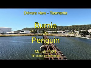 Drivers view Tasmania, Burnie to Penguin, Mar 2024