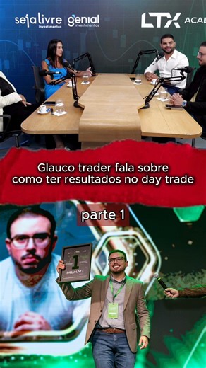 Glauco Melo on Instagram: "🎙️ Bate-papo na Faria Lima — direto do podcast Seja Livre com a Priscila 👊 Falar sobre o que a gente tem construído na LTX é sempre especial… principalmente quando lembro de onde comecei. De aluno a mentor, de aprendiz a referência, tudo isso com base em verdade, consistência e comportamento no gráfico. 💎 A caminhada é longa, mas quando você tá cercado das pessoas certas, o resultado vem. 💰 🚀 Quer fazer parte dessa comunidade e v