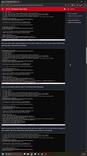 How to install a Pterodactyl game panel in this 2025 Homelab tutorial #informationtechnology #tech
