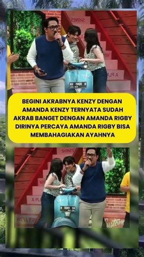 Begini akrab nya kenzy dangam amanda rigby calon istri andre taulany #artist #shorts