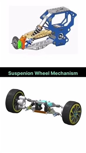 Option 1 (Technical Focus): Independent Suspension & Wheel Mechanism Diagram | AA1122 Engineering