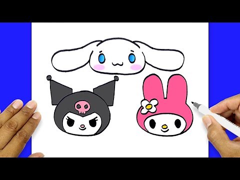 How To Draw Kuromi And Cinnamoroll And My Melody