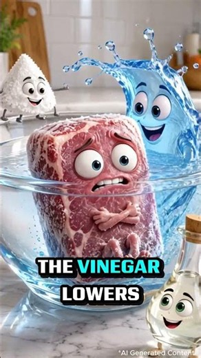 How to Defrost Meat Fast 😳 (Vinegar + Salt Hack)