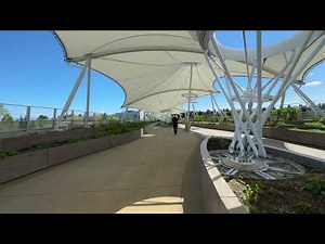 Walking The RTS Pedestrian Bridge.