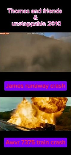 James train and awvr 7375 runway crash the movie