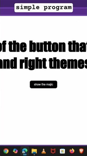 with simple trick #programming #coding #shorts