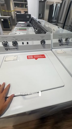 Christina Sciblo on Instagram: "Getting closer to finally having a washer and dryer! Speed Queen tc5 or tc7? Black or white? #newhomeowners #homeowner #renovationproject #oldhomesoftiktok this #OldHome #CottageCore #RenovationSeries #BeforeAndAfterHome #Homelnspo #HistoricalHome #HomeRenoJourney #LaundryRoomUpgrade #speedqueen #LaundryRenovation #SmallSpaceLaundry #WasherDryerGoals #BasementLaundry #LaundryRoomMakeover"