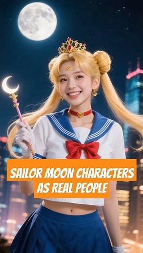 Sailor Moon Characters as Real People | Magical Girls IRL #SailorMoon #RealisticAI #AnimeToReality