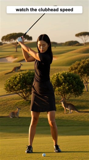 watch the clubhead speed #golf #golfswing #golfcourses