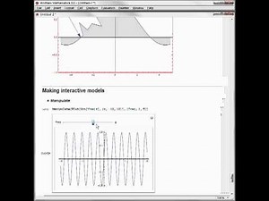 Hands-on Start to Mathematica 8: Making interactive models