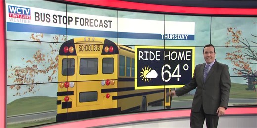 🚍Bus Stop Forecast: Breezy and below average on Thursday