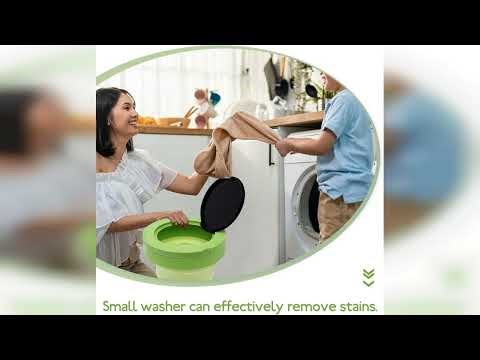 Review: Zerodeko Portable Washing Machine 6l Capacity Small Laundry Washer for Camping and Tra...