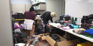 Homeless outreach service seeks help sorting donations for warming shelter