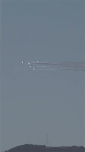 意味が解ると涙腺崩壊 Blue Impulseの入鹿池上空通過 #小牧基地 #小牧基地航空祭2026 #ブルーインパルス#T-4