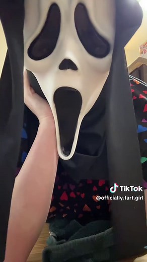 Even fart girl gets constipated #fart #ghostface #fart #farts #fartqueen #farting #enema #ghostface #vlog