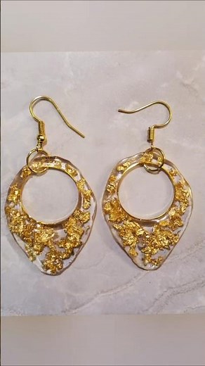 Making Resin Freeform Earrings