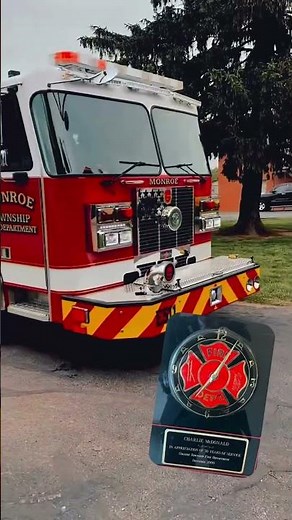Funeral Procession of a 30-Year Firefighter 🚒