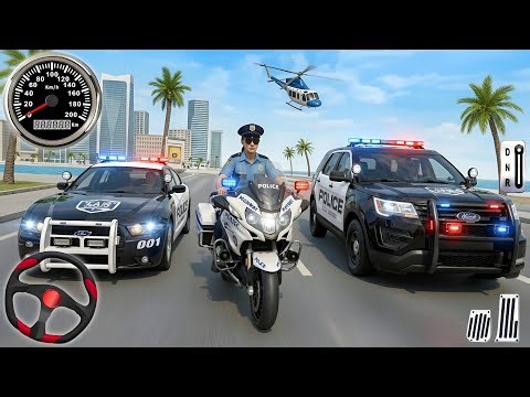 🚓 Police Car Chase Simulator 3D – Real City Cop Pursuit Gameplay (Android)