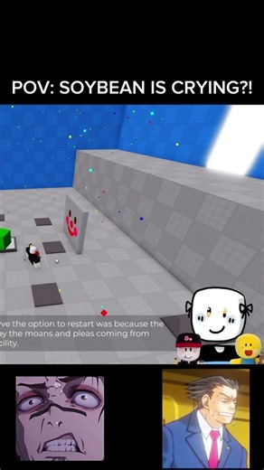 POV: SOYBEAN IS CRYING?! #roblox ‪@ohsoybean‬
