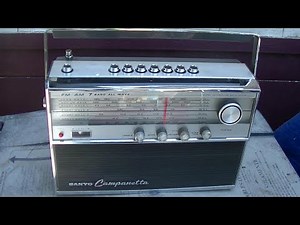 Sanyo Campanetta 7 Band Radio Repair AM FM SW Tuning Belts