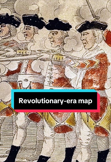 This Revolutionary-era map is one of many colonial pieces in the collections at Harvard. Drawn in October 1775 by a British soldier while he was stationed in Boston, it shows the city almost completely surrounded by water—connected to the mainland by only a narrow strip of land—and transformed by the military occupation. #Harvard #RevolutionaryWar #AmericanRevolution #HistoryTok #America250