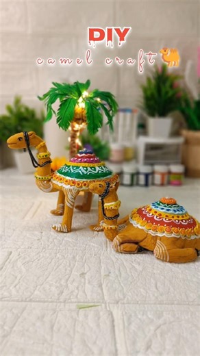 Handmade diy camel craft | easy clay art | diy easy craft idea #diy #craft #art #handmade #painting