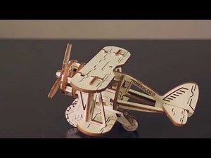 Mechanical model "BIPLANE"
