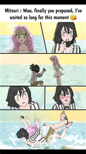 Mitsuri : Wow, finally you proposed, I've waited so long for this moment 😘