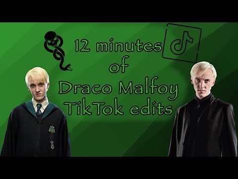 12 minutes of Draco Malfoy TikTok Edits🍏🐍🖤