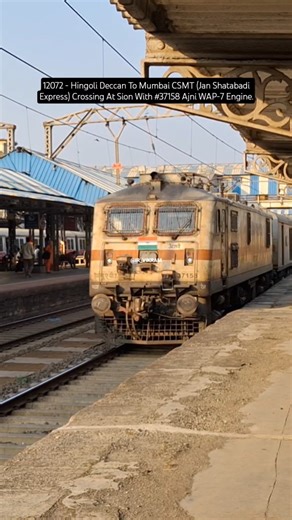 12072 - Hingoli Deccan To Mumbai CSMT (Jan Shatabadi Express) Skipping Sion.