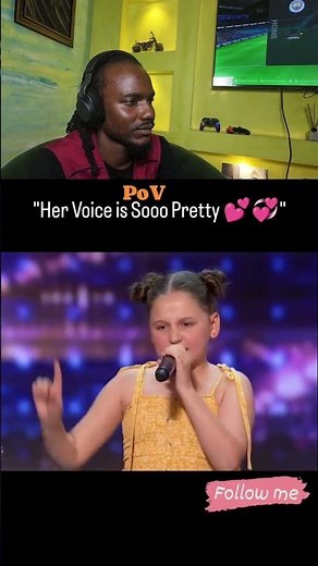 Little girl turns out to be a good performer
