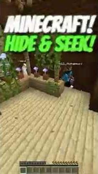 لعبة الغميضة في ماين كرافت !😂