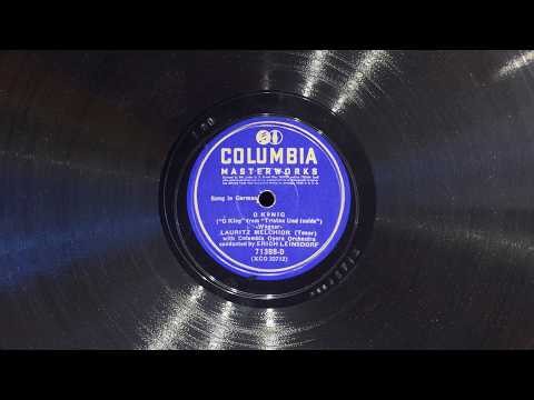 O König • Lauritz Melchior (EMG Mark Xb Oversize Gramophone)