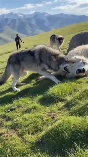 Chaos in the Wild… A Wolf Explodes Into Action #shorts #animals #viral #trending
