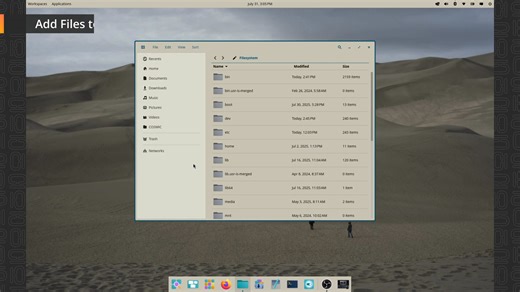 COSMIC Files is the hottest file manager on record. Look out for sand worms! A quick overview: | System76