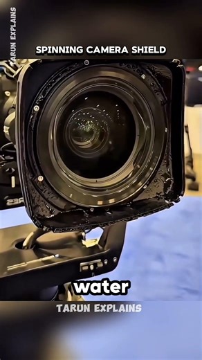 How Spinning Shields Keep Camera Lenses Clear 🤯