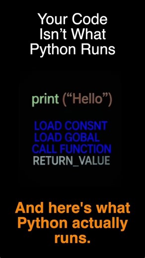 Your Code Isn’t What Python Runs