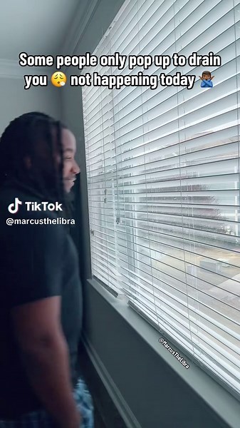 Some people only pop up to drain you 😮‍💨 not happening today 🙅🏾‍♂️ #MarcusTheLibra #Smh #GoodVibesOnly #Fyp